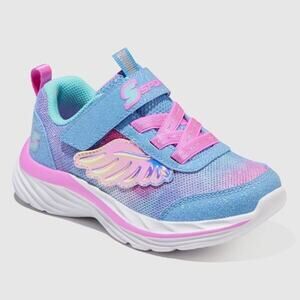 S Sport By Skechers Toddler Girls' Heidy Butterfly Print Sneakers Size 8 Youth
